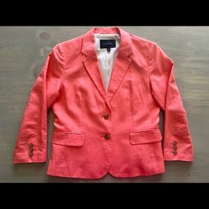 Banana Republic 3/4 Sleeve Linen Shrunken Blazer. Sz 10P